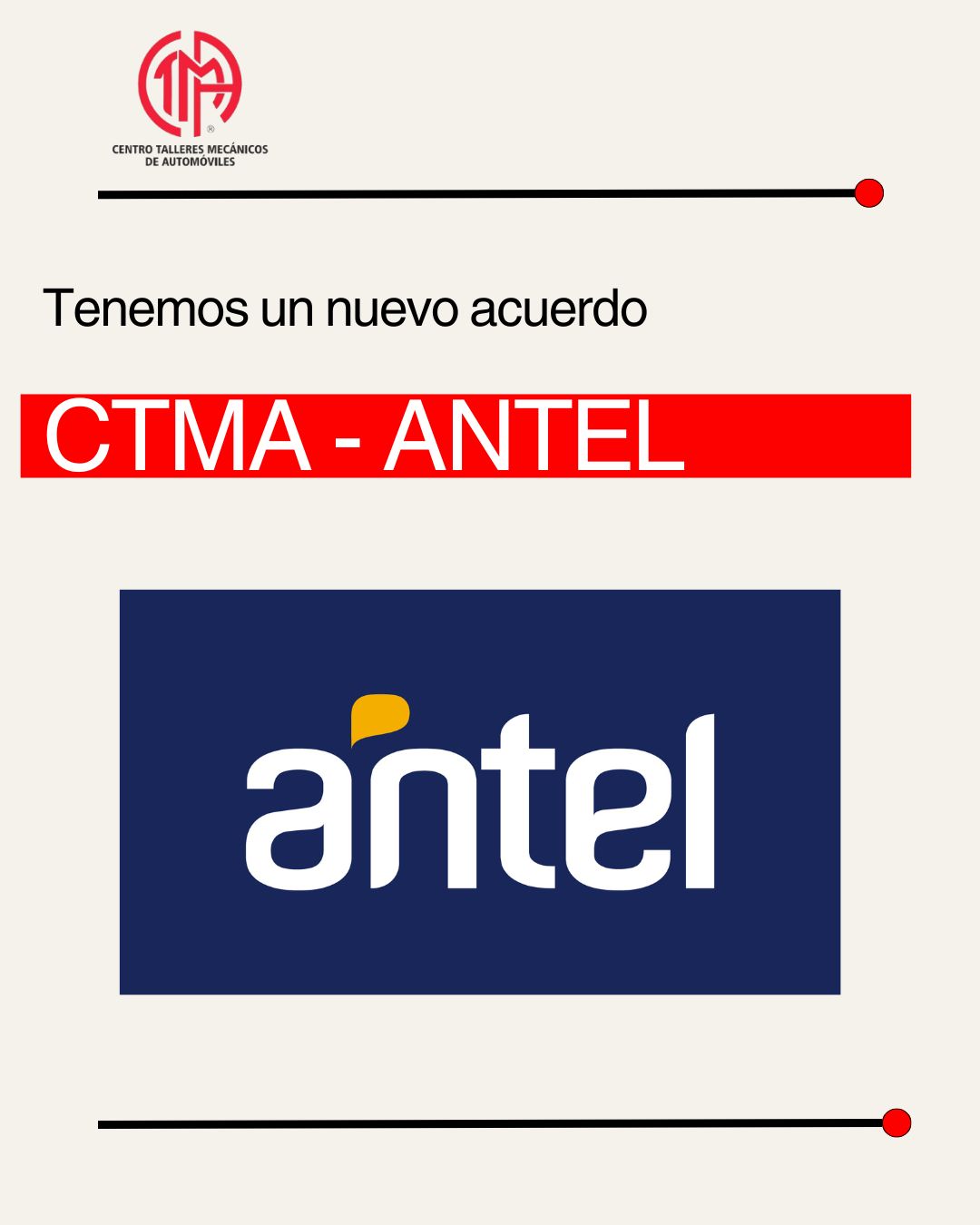CONVENIO CON ANTEL❕🚘